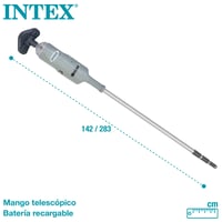 Intex Akumulátorový ručný bazénový vysávač, sivý – Prenosný akumulátorový bazénový vysávač 5