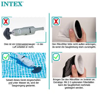 Intex Akumulátorový ručný bazénový vysávač, sivý – Prenosný akumulátorový bazénový vysávač 7