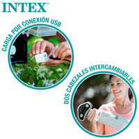 Intex Akumulátorový ručný bazénový vysávač, sivý – Prenosný akumulátorový bazénový vysávač 3