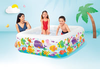 Nafukovací bazén Intex Aquarium pre deti, 159x159x50 cm, viacfarebný, od 3 rokov, 424 litrov 3