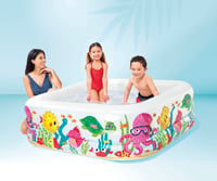 Nafukovací bazén Intex Aquarium pre deti, 159x159x50 cm, viacfarebný, od 3 rokov, 424 litrov 4