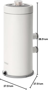 Kartušová filtrácia Intex C530 s výkonom 1,7 m³/h, 12 V, sivá, pre bazény 4
