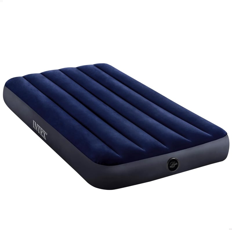 Nafukovací matrac Intex Classic Downy Dura-Beam – modrý – 191x99x25 cm