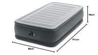Nafukovacia posteľ pre hostí Intex Comfort Plush zvýšená, jednolôžková, s elektrickou pumpou, 99x191x46 cm (64412ND) 10
