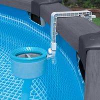 Intex Deluxe nástenný hladinový skimmer 28000E, sivý, zberač nečistôt do bazéna, 33x21x33 cm 8