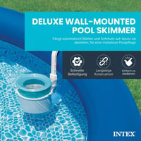 Intex Deluxe nástenný hladinový skimmer 28000E, sivý, zberač nečistôt do bazéna, 33x21x33 cm 2