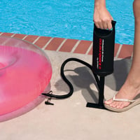 Intex Double Quick 2 ručna pumpa 36 cm – s 3 različita nastavka i crijevom, za proizvode na napuhavanje 4