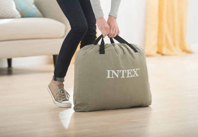 Intex Dura-Beam Comfort Plush magas légágy 152x203x56 cm