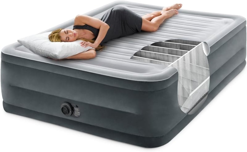 Intex Dura-Beam Comfort Plush magas légágy 152x203x56 cm