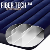 Nafukovacia posteľ pre hostí Intex Dura-Beam pre 2 osoby – 183x203x25 cm, max. 272 kg, technológia Fiber-Tech, kempingový matrac (64755) 7