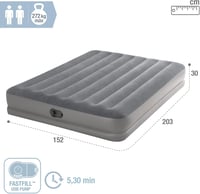 Intex Dura-Beam Prestige önfelfújó dupla matrac USB pumpával, 152x203 cm - 152x203x30 cm, Grey 4