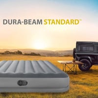 Intex Dura-Beam Prestige önfelfújó dupla matrac USB pumpával, 152x203 cm - 152x203x30 cm, Grey 2