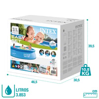 Samonosný bazén Intex Easy Set, okrúhly, s filtračným čerpadlom, modrý, Ø 305 x 76 cm, 3853 litrov 7