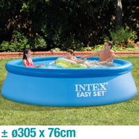 Samonosný bazén Intex Easy Set, okrúhly, s filtračným čerpadlom, modrý, Ø 305 x 76 cm, 3853 litrov 2
