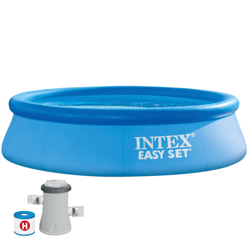 Samonosný bazén Intex Easy Set, okrúhly, s filtračným čerpadlom, modrý, Ø 305 x 76 cm, 3853 litrov