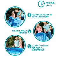 Samonosný bazén Intex Easy Set, okrúhly, s filtračným čerpadlom, modrý, Ø 305 x 76 cm, 3853 litrov 5