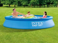 Intex Easy Set bazen na napuhavanje, okrugli, 305x61 cm, 3077 litara, s kartušnom pumpom, za 3 osobe 3