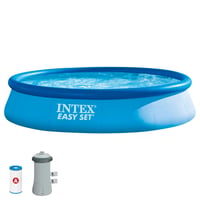 Intex Easy Set montažni bazen na napuhavanje 396 x 84 cm s kartuš filter pumpom 1,7 m3/h 1