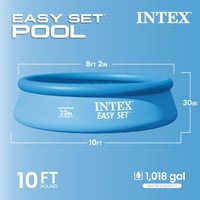 Intex Easy Set medence 305x76 cm szűrő nélkül - 305 x 76 cm, Surface mounted pool. 2