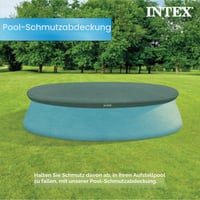 Husă pentru piscină Intex Easy Set – Ø 305 cm – Albastru închis – Pentru piscine cu structură ușoară – Protejează împotriva murdăriei și reduce 4