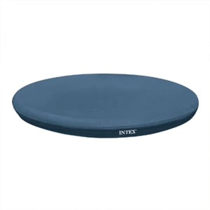 Krycia plachta na bazén Intex Easy Set – Ø 305 cm – tmavomodrá – pre bazény s pevnou konštrukciou – chráni pred nečistotami a znižuje