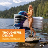 Nafukovacie kreslo do vody Intex Floating Recliner Lounge 180x135 cm, viacfarebné, nosnosť max. 100 kg 6