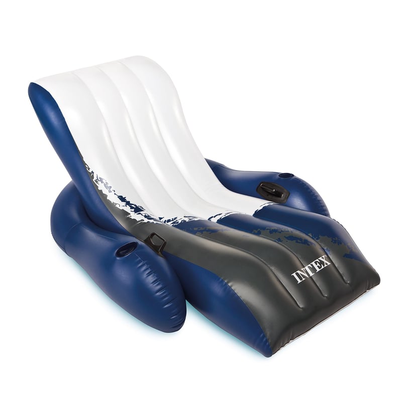 Nafukovacie kreslo do vody Intex Floating Recliner Lounge 180x135 cm, viacfarebné, nosnosť max. 100 kg