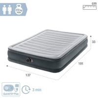 Intex Full Comfort-Plush krevet na napuhavanje s Fiber-Tech RP tehnologijom, 137 x 191 x 33 cm, model: 67768ND 4