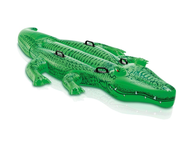 Nafukovací krokodíl na jazdenie Intex Giant Gator 203 x 114 cm, nosnosť max. 80 kg