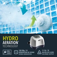 Intex Krystal Clear 28666 Sustav s ozonom i slanom vodom - Čišćenje bazena bez kemikalija i mirisa klora 5