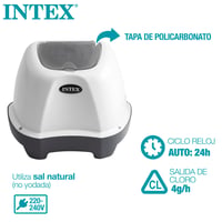 Intex Krystal Clear soľný systém CG-26664 pre bazény 230V 4