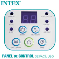 Intex Krystal Clear soľný systém CG-26664 pre bazény 230V 6