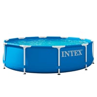Intex Metal Frame okrugli bazen plavi metalni okvir s gornjim prstenom Ø 305 x 76 cm, 4485 litara, brza montaža 1