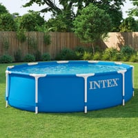 Intex Metal Frame okrugli bazen plavi metalni okvir s gornjim prstenom Ø 305 x 76 cm, 4485 litara, brza montaža 2