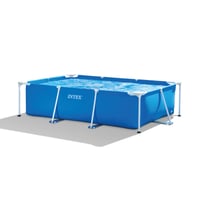 Obdĺžnikový záhradný bazén Intex Metal Frame 260x160x65 cm, modrý, 2282 litrov, nadzemný bazén s kovovou konštrukciou pre deti a rodiny 7