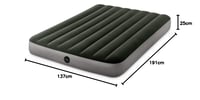 Nafukovací matrac Intex Prestige Downy pre 2 osoby 137x191x25 cm matrac pre hostí kempingový matrac 4