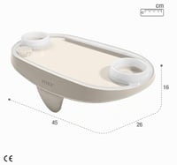 Intex Pure Spa LED odkladacia polica na vírivku béžová doplnková tácka na vaňu 4