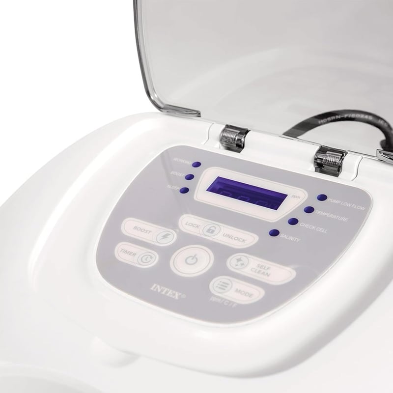 Intex QS500 sósterilizátor medencékhez 26,5 m³-ig - Produzione Cloro 5 g/h, Pump flow 2650-12112 L/h