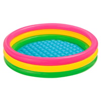 Intex Sunset Glow 57412NP dječji bazen na napuhavanje, 3 prstena, višebojni, 114x25 cm 1