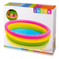 Intex Sunset Glow 57412NP dječji bazen na napuhavanje, 3 prstena, višebojni, 114x25 cm 3