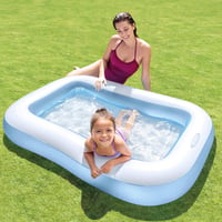 Nafukovací detský bazén Intex obdĺžnikového tvaru s mäkkým nafukovacím dnom – 166 x 100 x 25 cm, 128 litrov, od 2 rokov 2