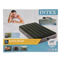 Intex Twin DURA-Beam Downy zračni krevet s ugrađenom nožnom pumpom – udoban pomoćni ležaj 4
