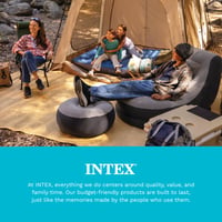 Intex Ultra-Lounge fotelja na napuhavanje s tabureom i držačem za čaše, nosivost do 110 kg, ergonomski dizajn (68564NP) 7