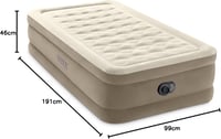 Intex Ultra Plush Légágy Beépített Pumpával 99x191 cm Egyágyas 8