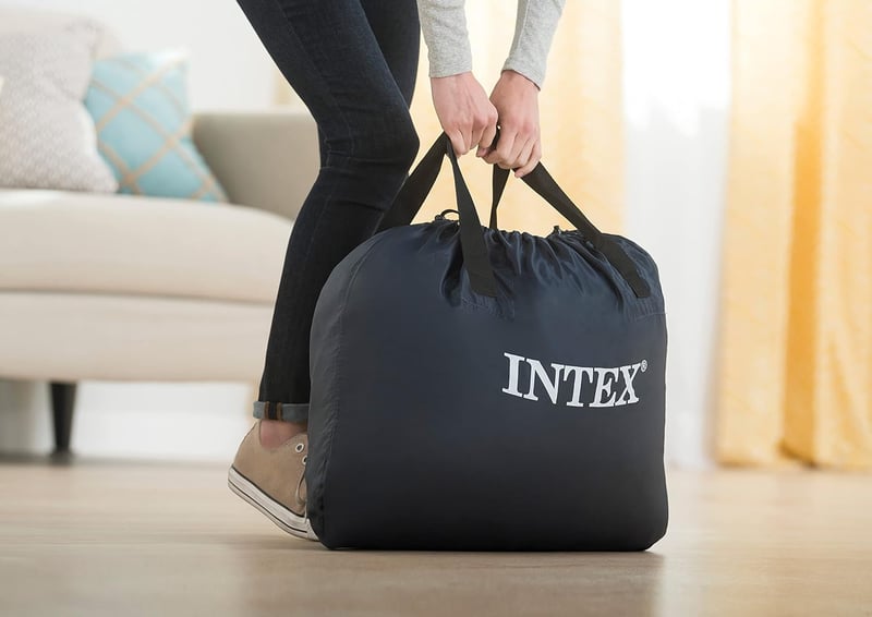 Intex Ultra Plush Légágy Beépített Pumpával 99x191 cm Egyágyas