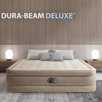 Nafukovacia posteľ pre hostí Intex Ultra Plush Queen s technológiou Fiber-Tech, 152x203x46 cm, pre 2 osoby, béžová (64428ND) 2