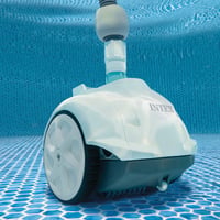 Automatický bazénový vysávač Intex ZX50 Krystal Clear, na sanie, 0,8 l nádoba, 6,5 m hadica, pre filtračné čerpadlá s prietokom 3400-5600 l/h, bielo-modrý 3