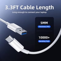 intpw USB C Hub 10 Gbps, 4 Portos USB Elosztó 2 Type-C/Type-A 3.2 Adatporttal, Alumínium USB 3.2 Hub 1m Kábellel Laptophoz PC Mac 5