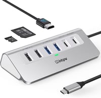 intpw USB-C Hub 9-in-1 Dokkoló Állomás 4K HDMI PD 100W Töltéssel MacBook iPad Laptop Alumínium Elosztó SD Kártya Olvasó 1