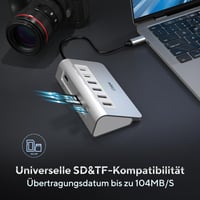 intpw USB-C Hub 9-in-1 Dokkoló Állomás 4K HDMI PD 100W Töltéssel MacBook iPad Laptop Alumínium Elosztó SD Kártya Olvasó 7